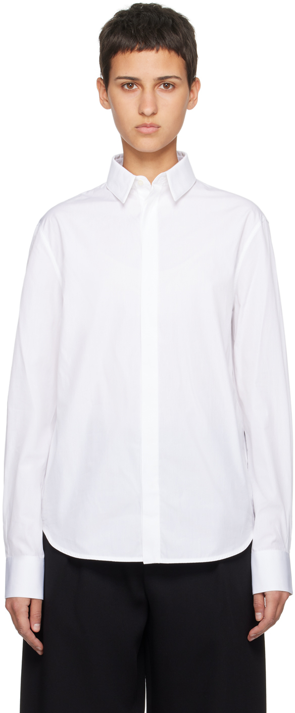 Shop Wardrobe.nyc White Classic Shirt