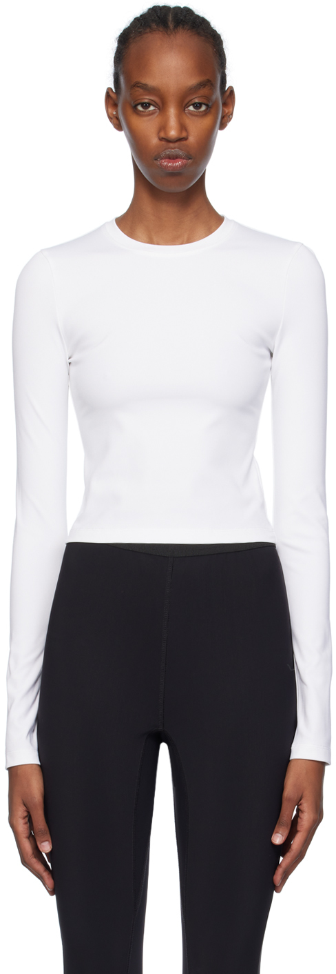White Opaque Long Sleeve T-Shirt