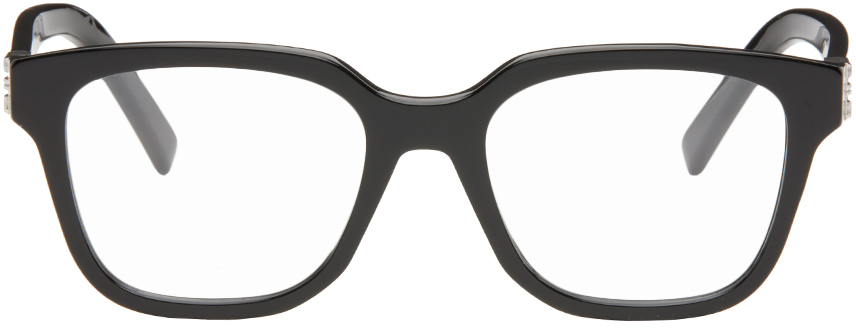 Givenchy Black 4g Glasses In 1 Shiny Black