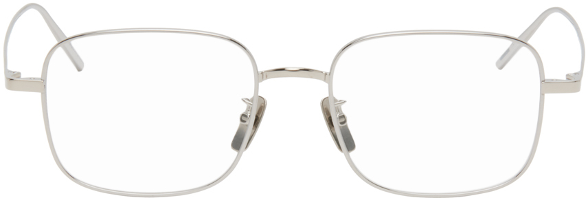 Silver Square Glasses