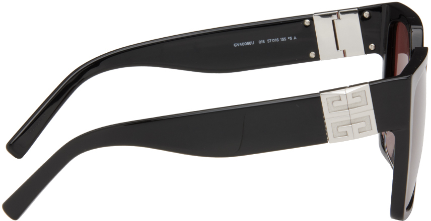 Givenchy Rectangular Sunglasses In 01s Shiny Black/bo