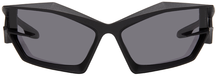 Shop Givenchy Black Giv Cut Sunglasses In 02a Matte Black