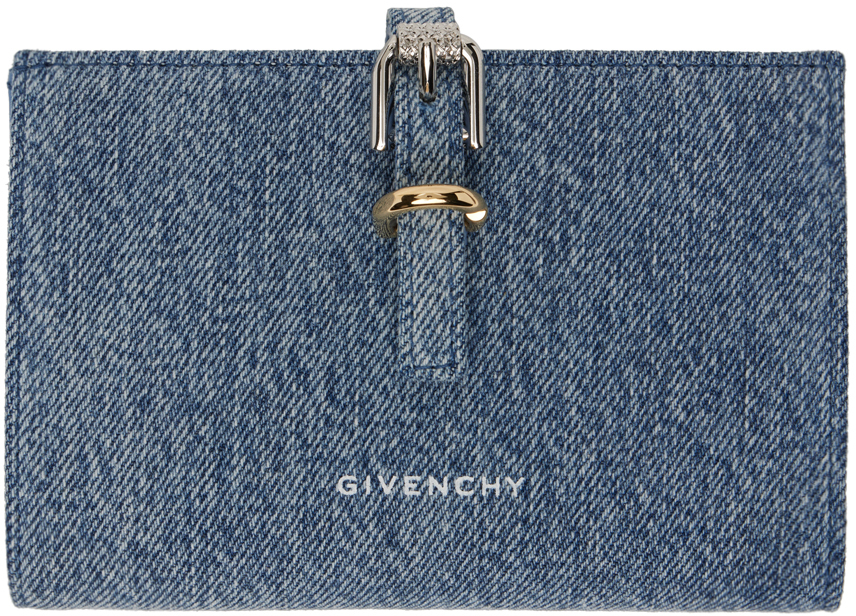Blue Voyou Denim Wallet