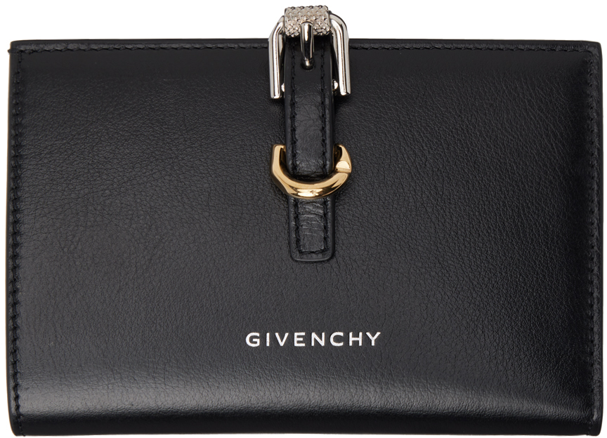 Givenchy Black Voyou Wallet In 001-black