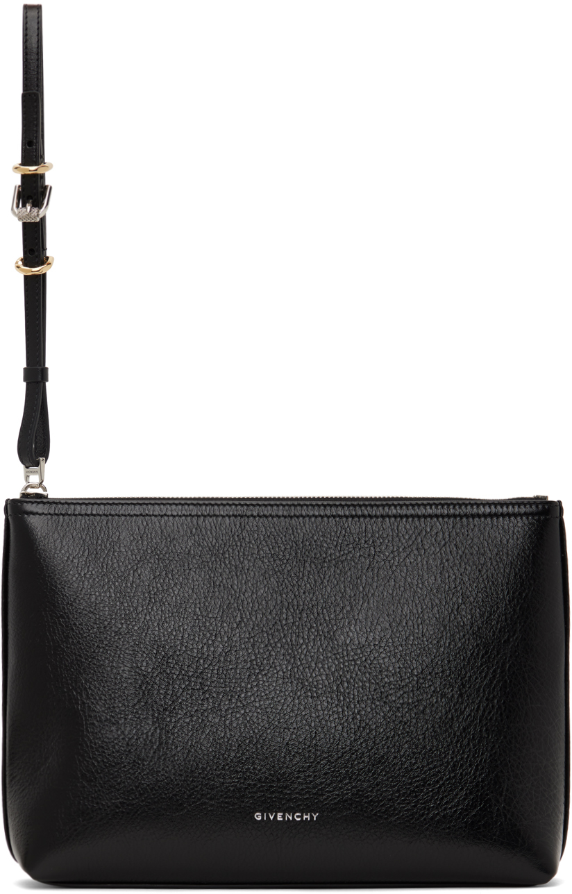 Shop Givenchy Black Voyou Travel Pouch In 001-black