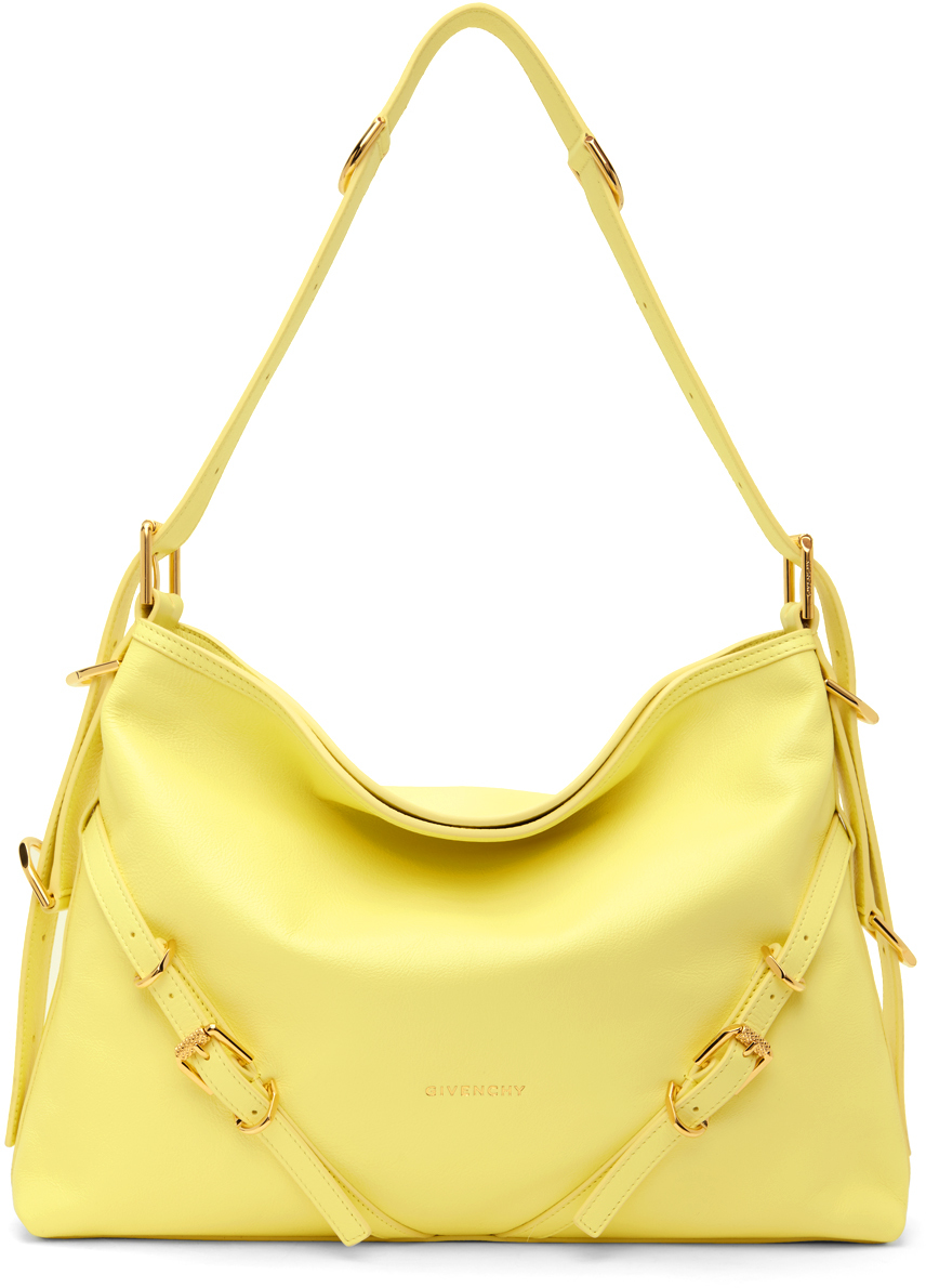 Givenchy Voyou leather shoulder bag - Yellow