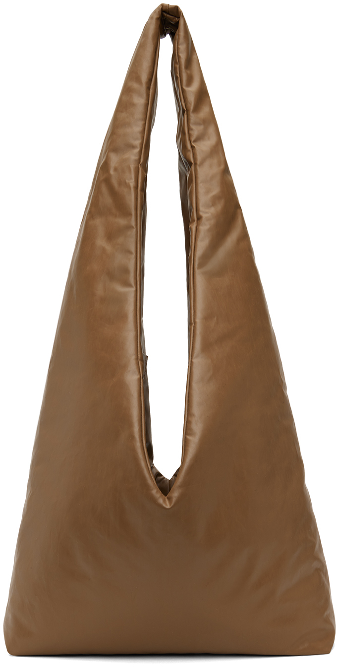 Brown Anchor Medium Crossbody Oil Mud Bag