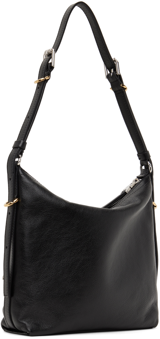 Givenchy Black Voyou Crossbody Bag In 001-black