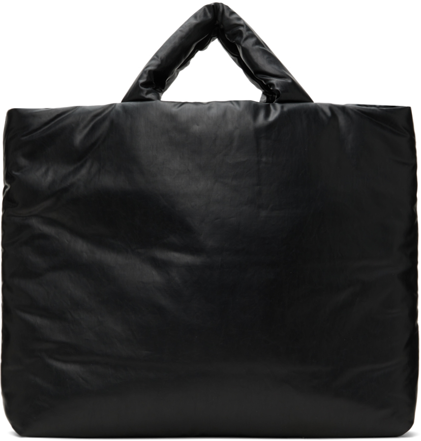 Kassl Editions Black Large Pillow Tote In 0001 Black