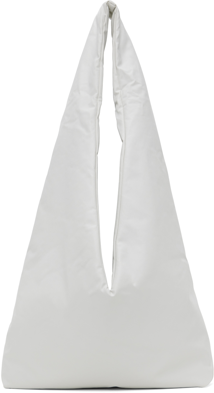Kassl Editions White Medium Anchor Tote In 0000 White