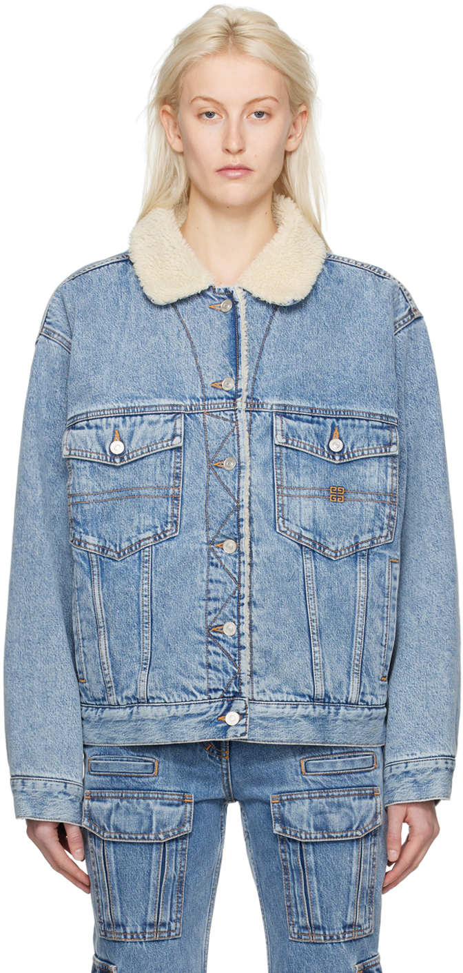 Blue Faded Denim Jacket