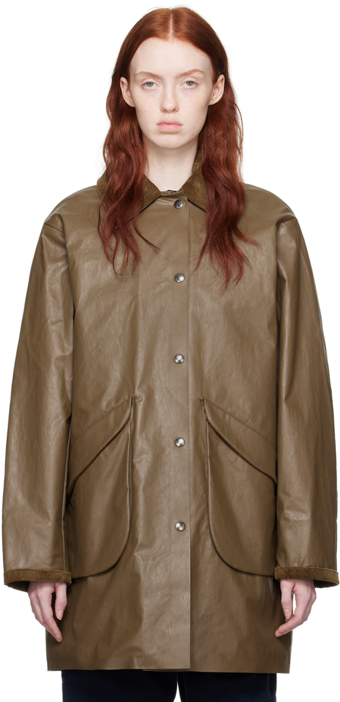Brown Coated Jacket