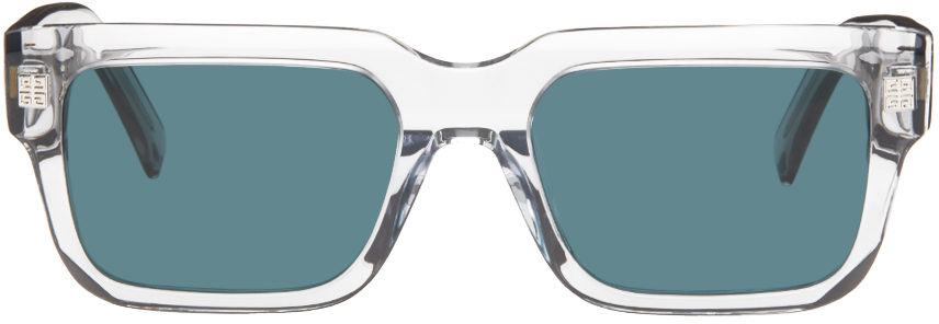 Givenchy Gray Gv Day Sunglasses In Grey/other/green