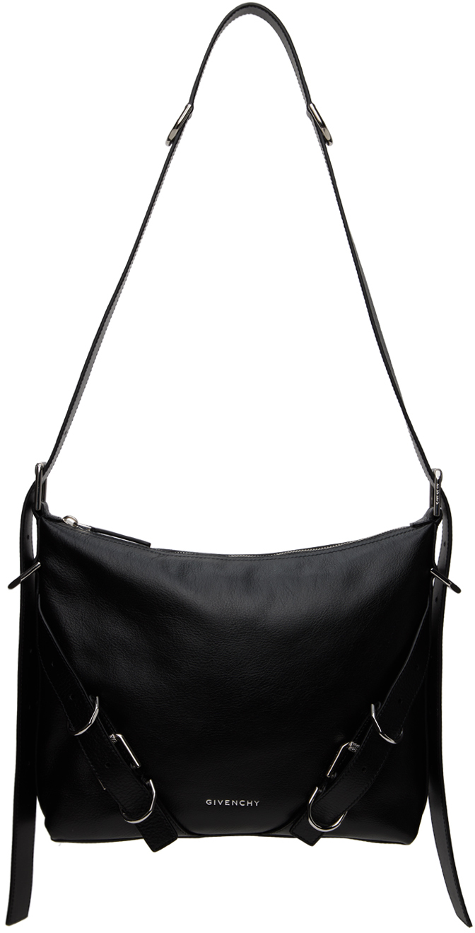 Givenchy: Black Voyou Crossbody Bag | SSENSE