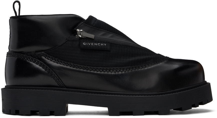 Shop Givenchy Black Storm Boots In 001-black