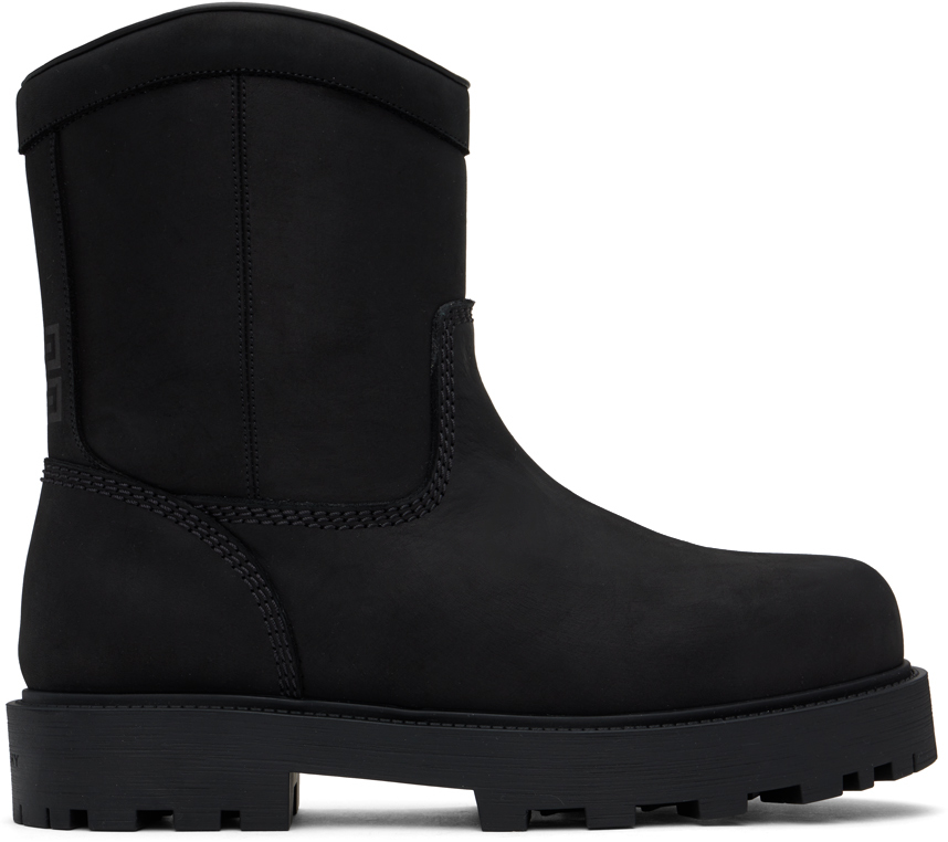 Shop Givenchy Black Storm Chelsea Boots In 001-black