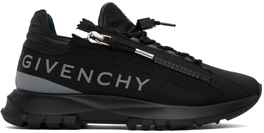 Shop Givenchy Black Spectre Sneakers In 001-black