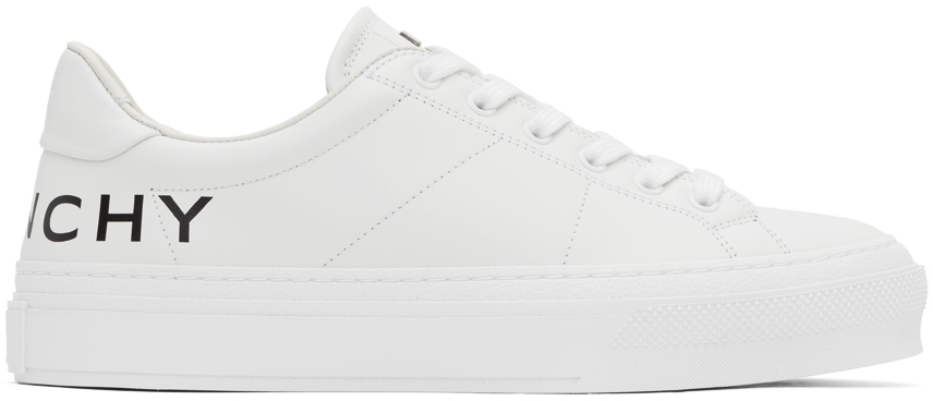 Shop Givenchy White City Sport Sneakers In 100-white
