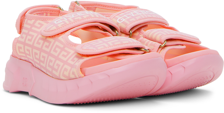 Givenchy Kids Pink Marshmallow Sandals In 44z Marshmallow
