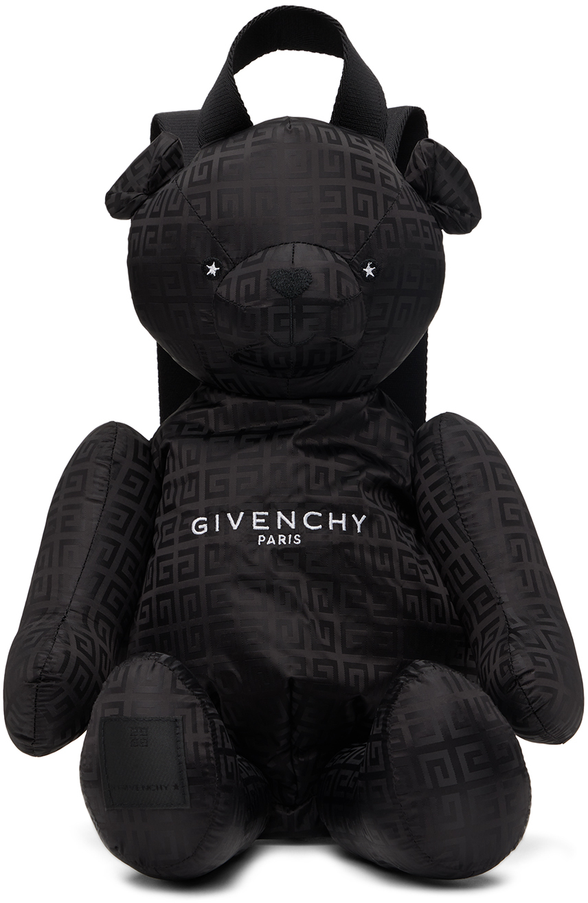 Shop Givenchy Kids Black Teddy Backpack In 09b Black