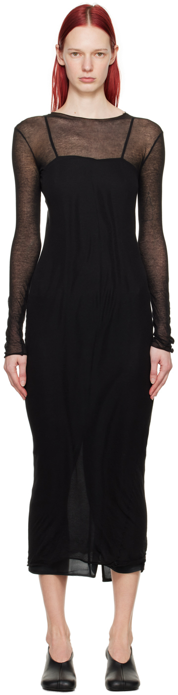 SSENSE Exclusive Black No.212 Maxi Dress