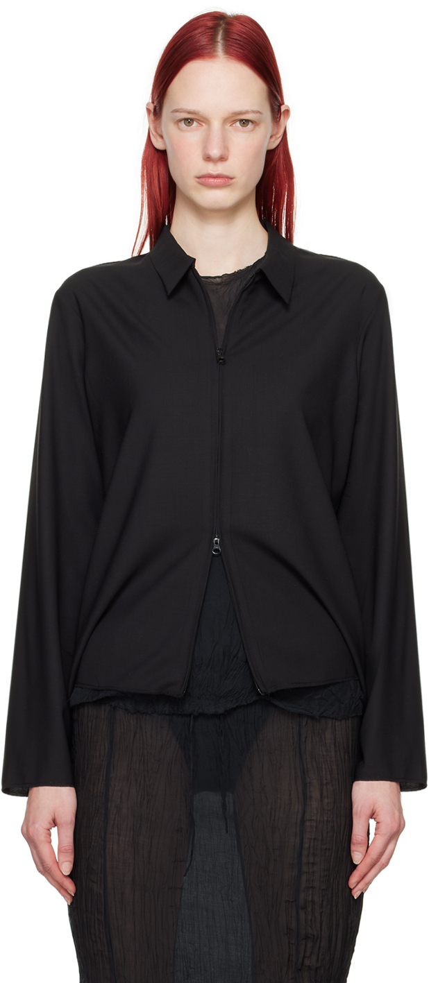 Black No.273 Jacket by Gabriela Coll Garments on Sale