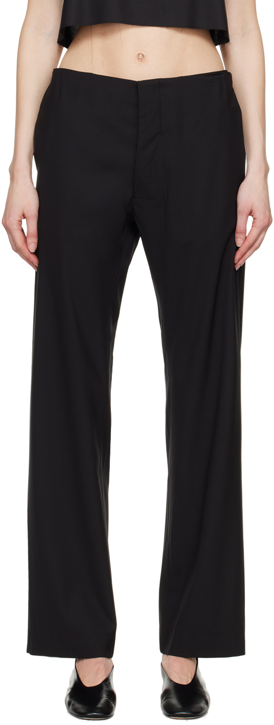 パンツ GABRIELA COLL GARMENTS TROUSERS No.227 Black Denim Full Trousers - Gabriela Coll Garments