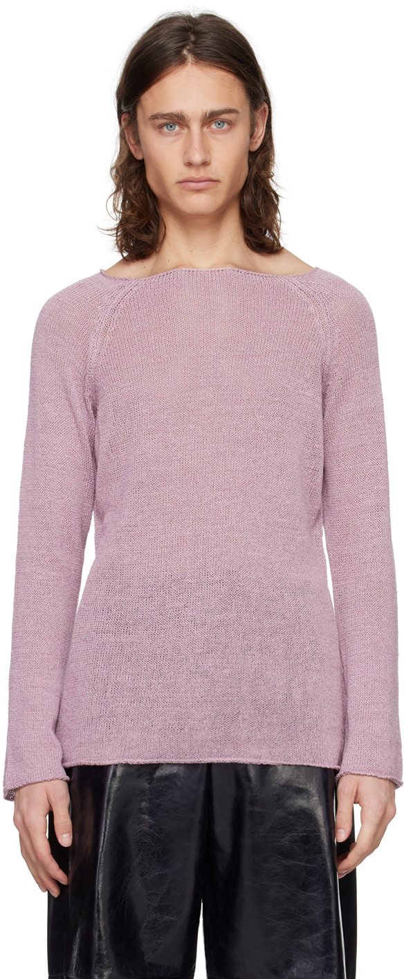 Gabriela Coll Garments Purple No.246 Sweater In 61 - Mauve