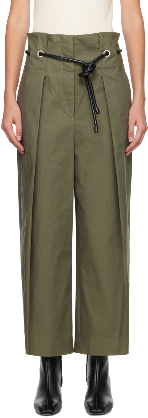 3.1 Phillip Lim / フィリップ リム Khaki Origami Trousers In Ar301 Army