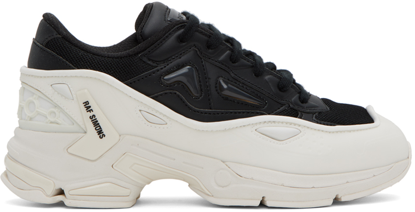 Raf Simons Black & Off-white Pharaxus Trainers In Multicolor