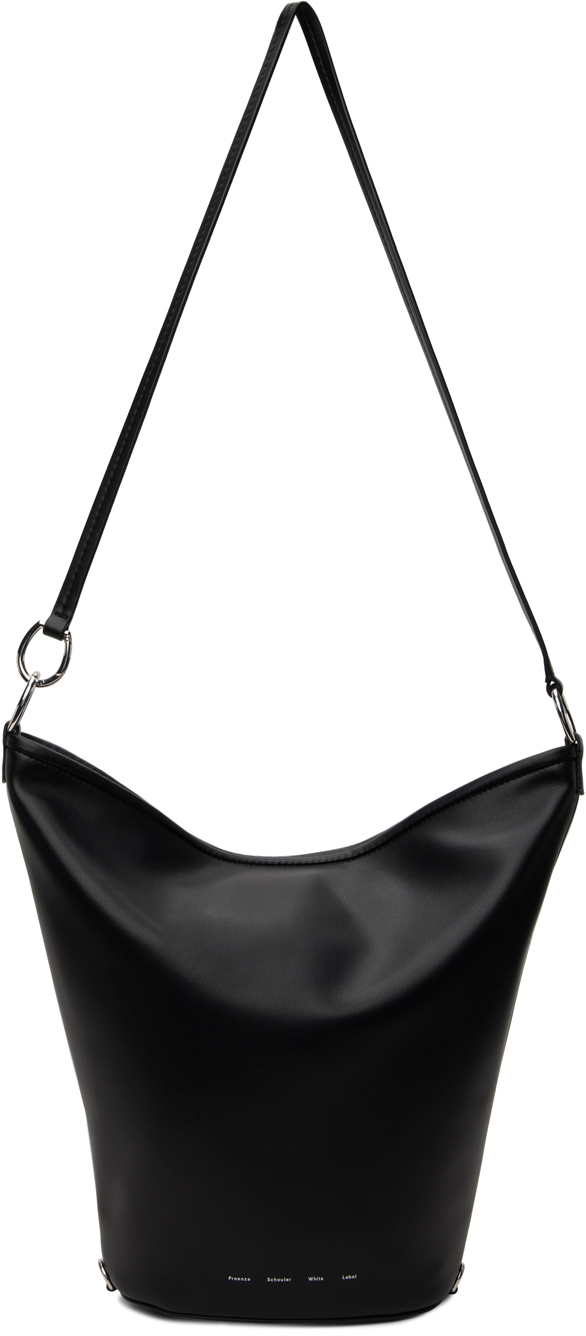 Shop Proenza Schouler Black  White Label Spring Bag In 001 Black