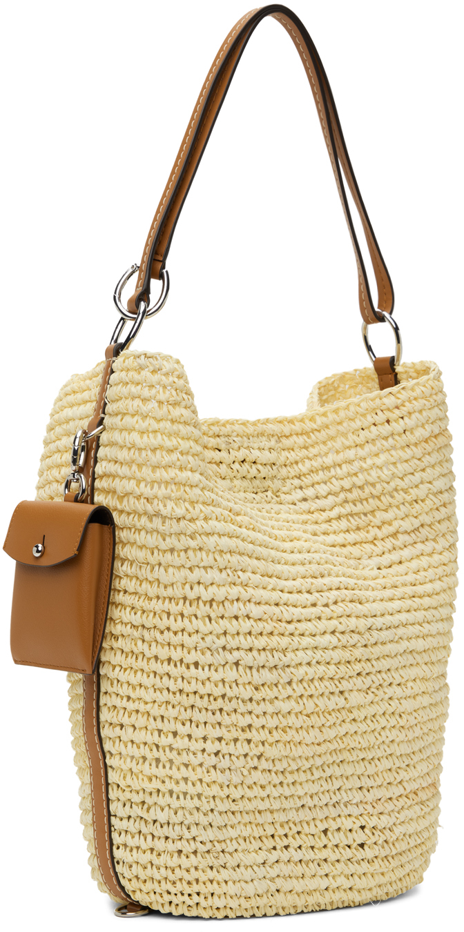 Proenza Schouler Magnetic Buckle Shoulder Bag In 103 Ivory