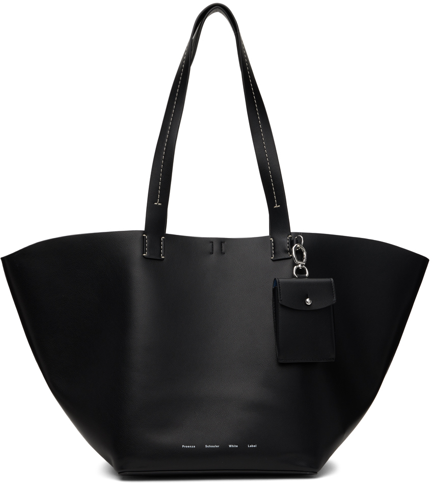 Black Proenza Schouler White Label Large Bedford Tote by Proenza Schouler on Sale