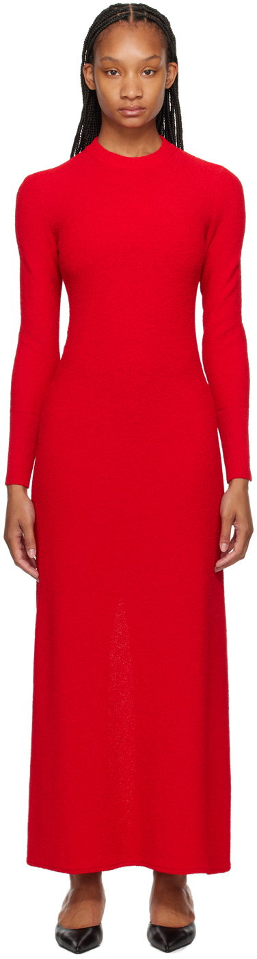 Red Lara Maxi Dress