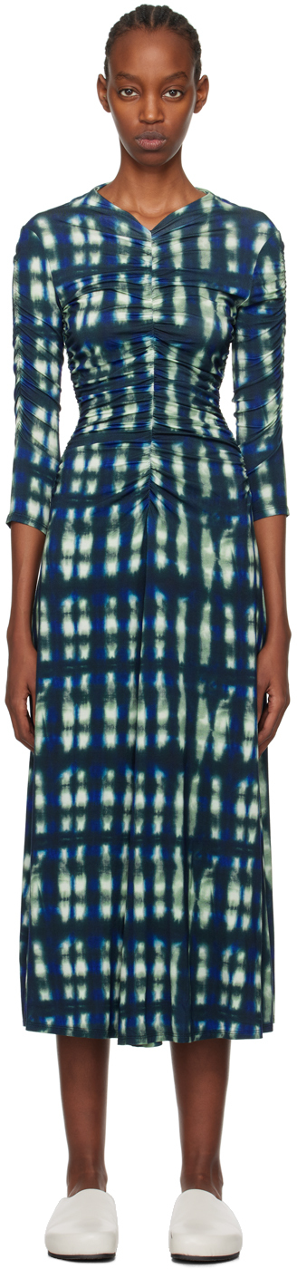 Blue & Green Proenza Schouler White Label Maxi Dress