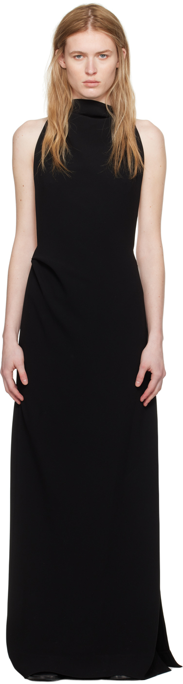 Shop Proenza Schouler Black Faye Maxi Dress In 001 Black