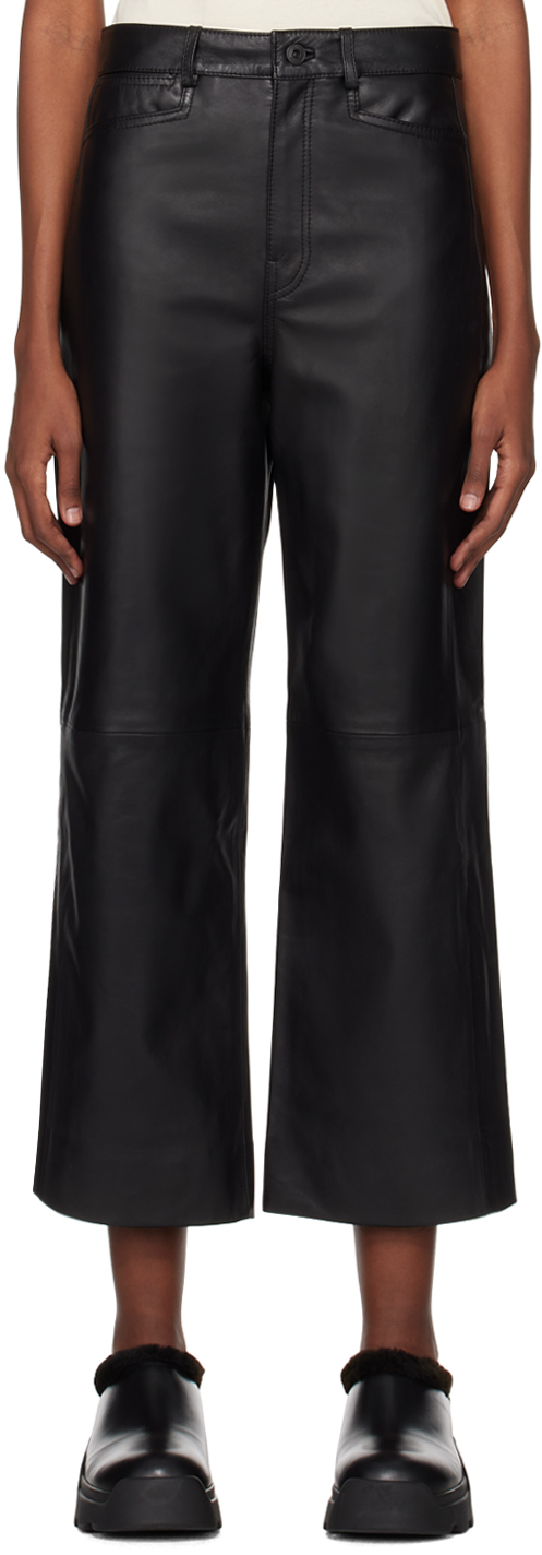 Proenza Schouler White Label faux-leather straight-leg Trousers