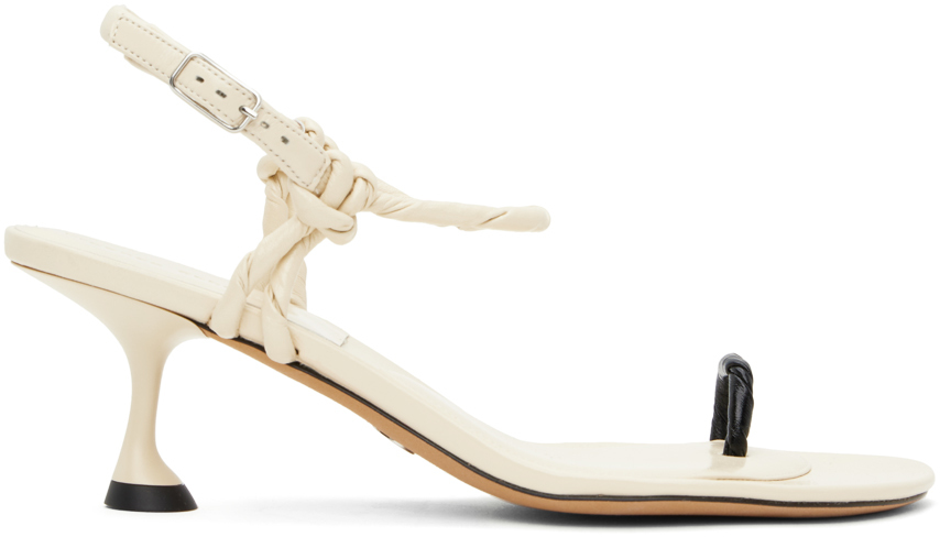Proenza Schouler Tee Toe Ring Sandals In White