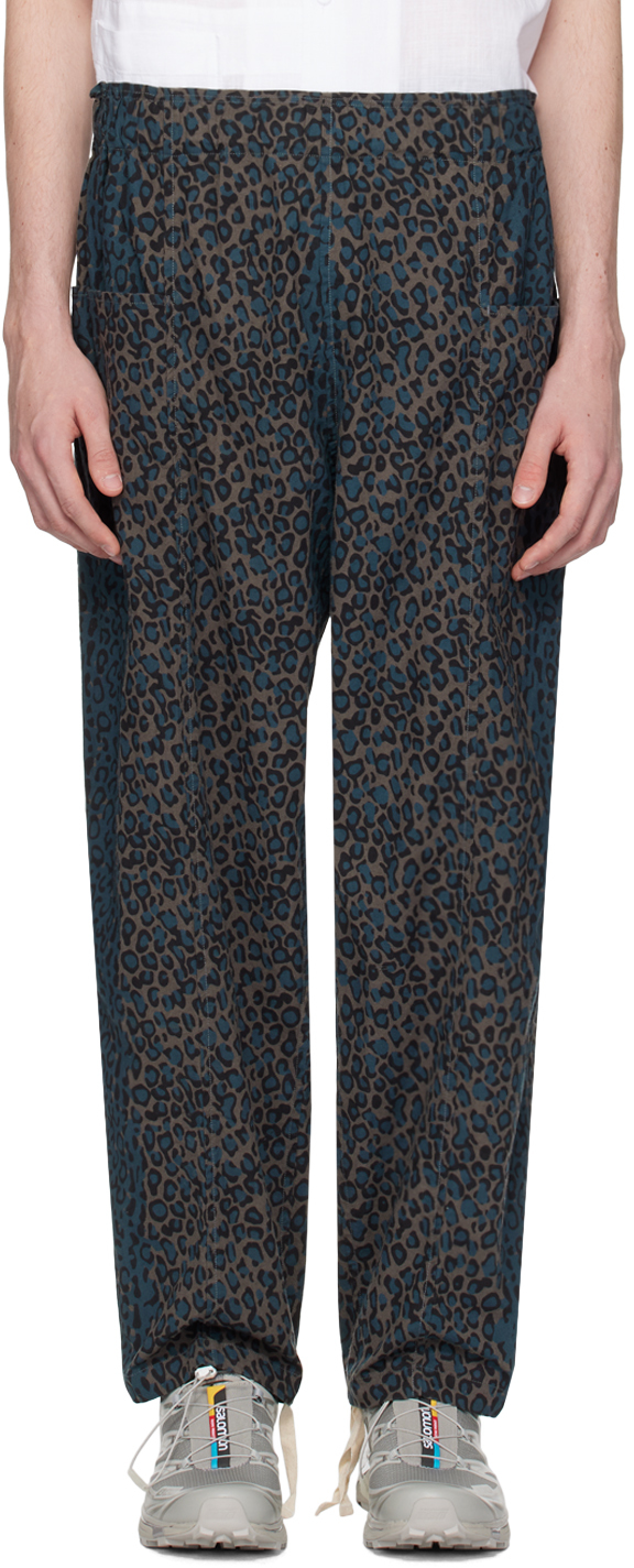 Gray & Blue Army String Trousers