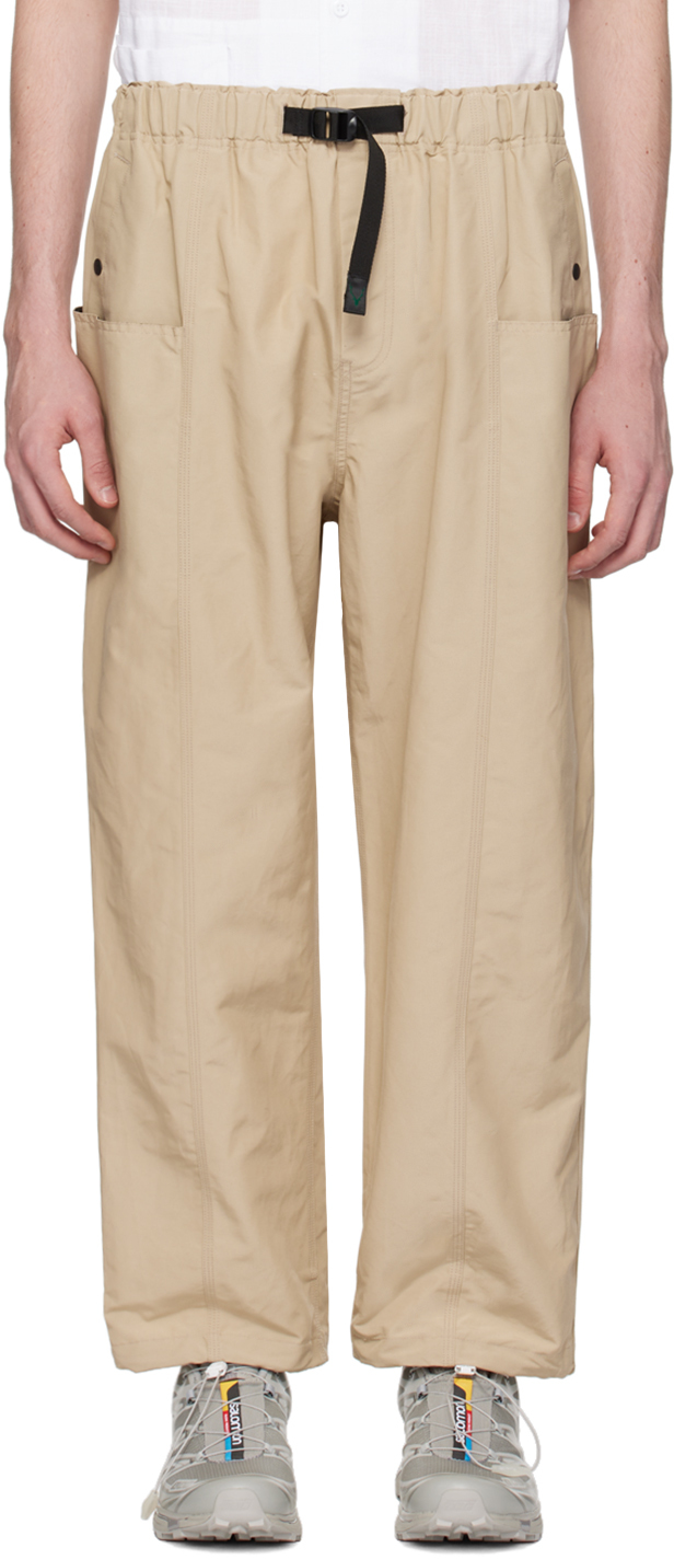 Beige Belted C.S. Trousers
