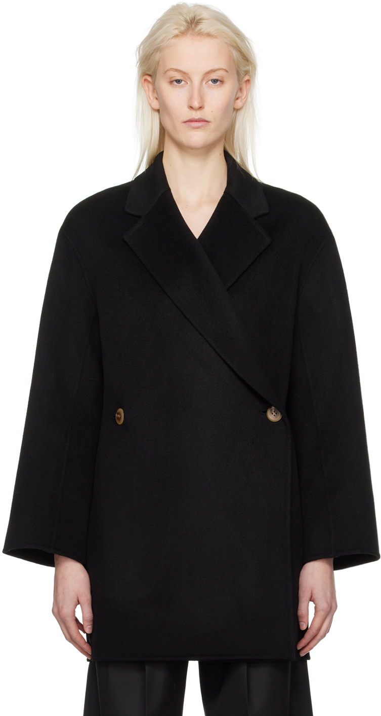 Shop By Malene Birger Black Ayvia Coat In 050 Black