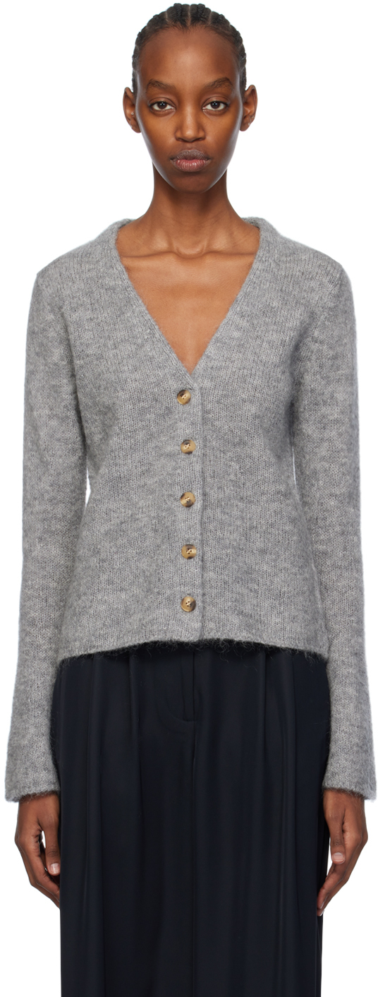 by Malene Birger Gray Cirane Cardigan SSENSE Canada