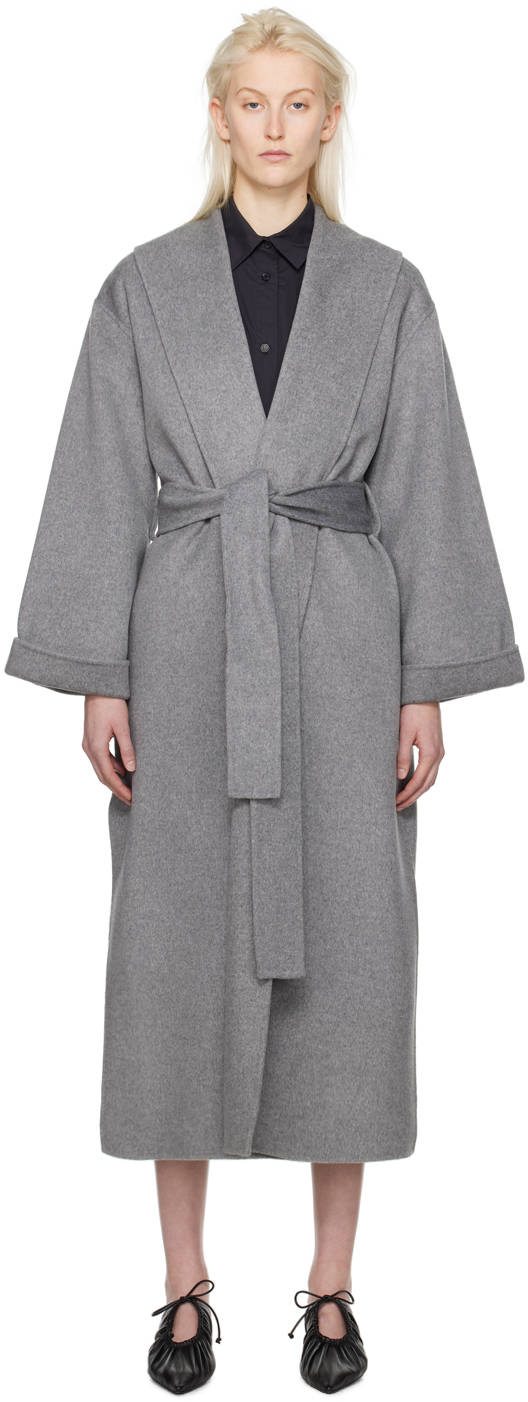 BY MALENE BIRGER GRAY TRULLEM COAT