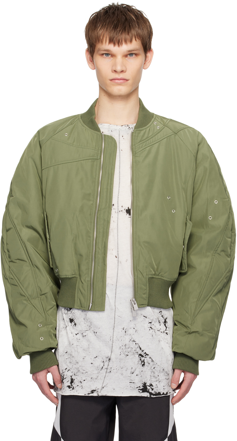 SSENSE Exclusive Green Tranquil Bomber Jacket