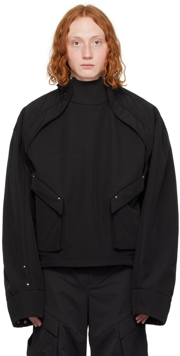 Black Spatio Anorak Jacket