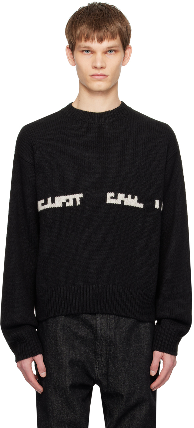 Heliot Emil Black Serene Sweater