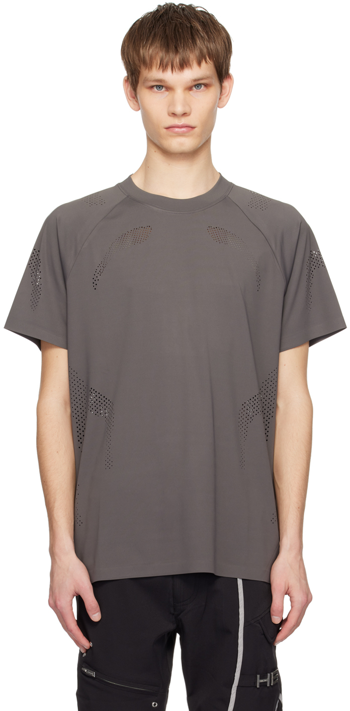 Heliot Emil Grey Intine T-shirt In Light Grey