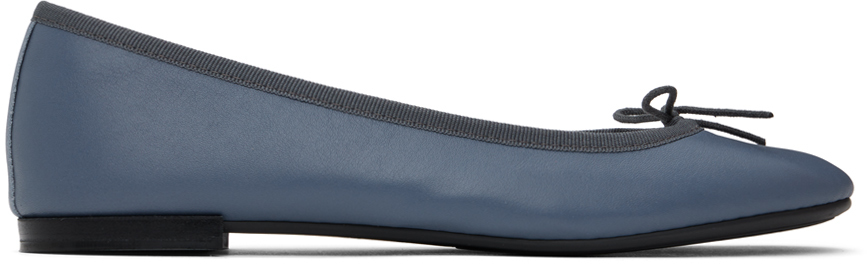 Navy Cendrillon Ballerina Flats by Repetto on Sale