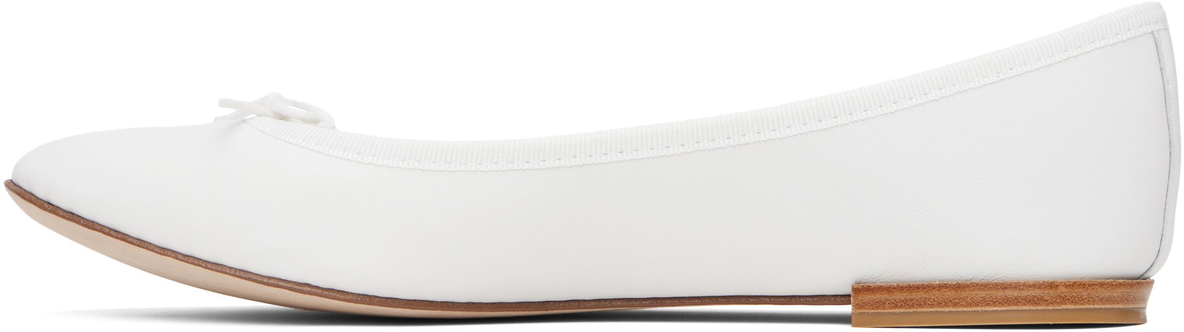 Repetto White Cendrillon Ballerina Flats