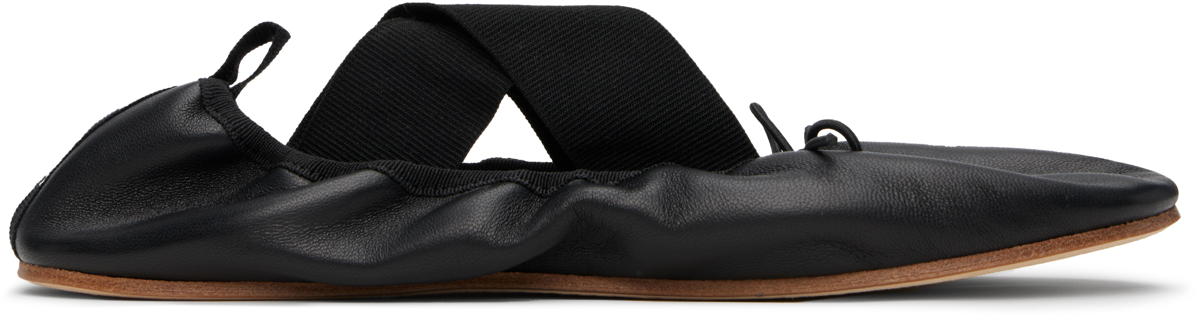 Black Gianna Ballerina Flats